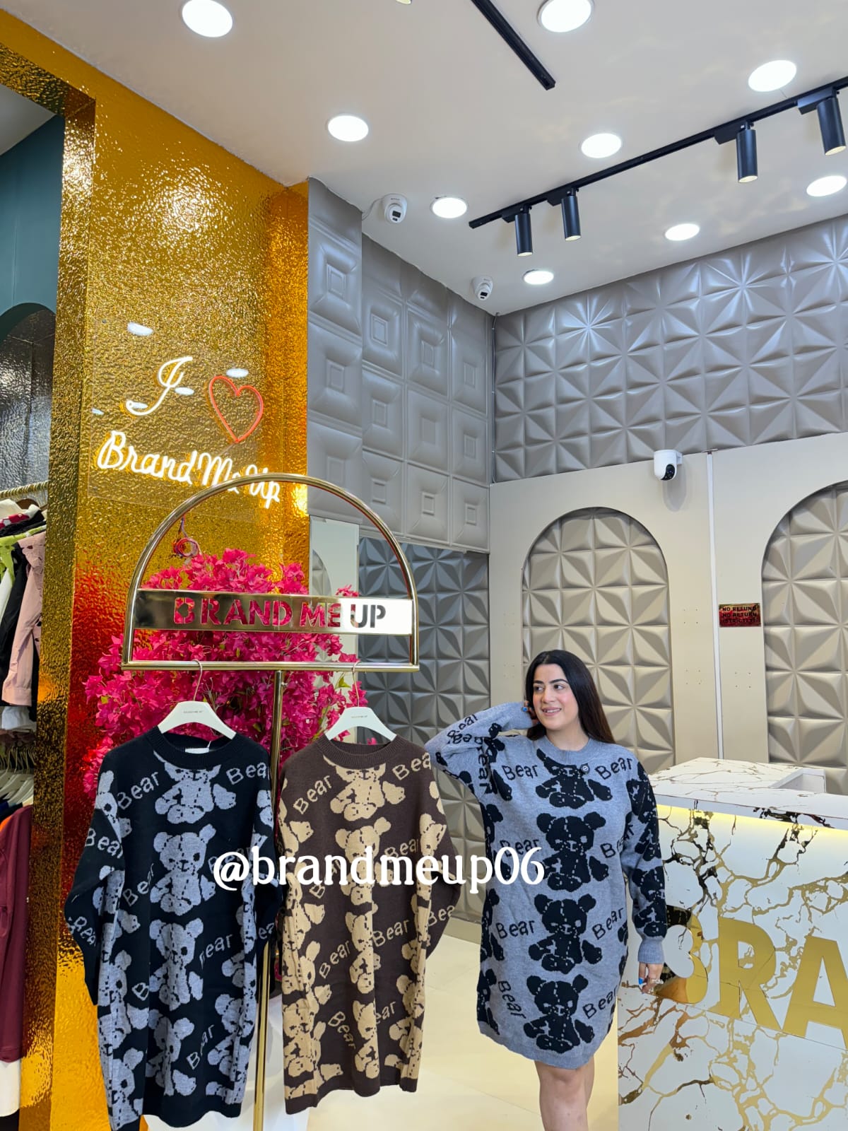 WOOLEN LONG DRESS TEDDY (IMP-528)