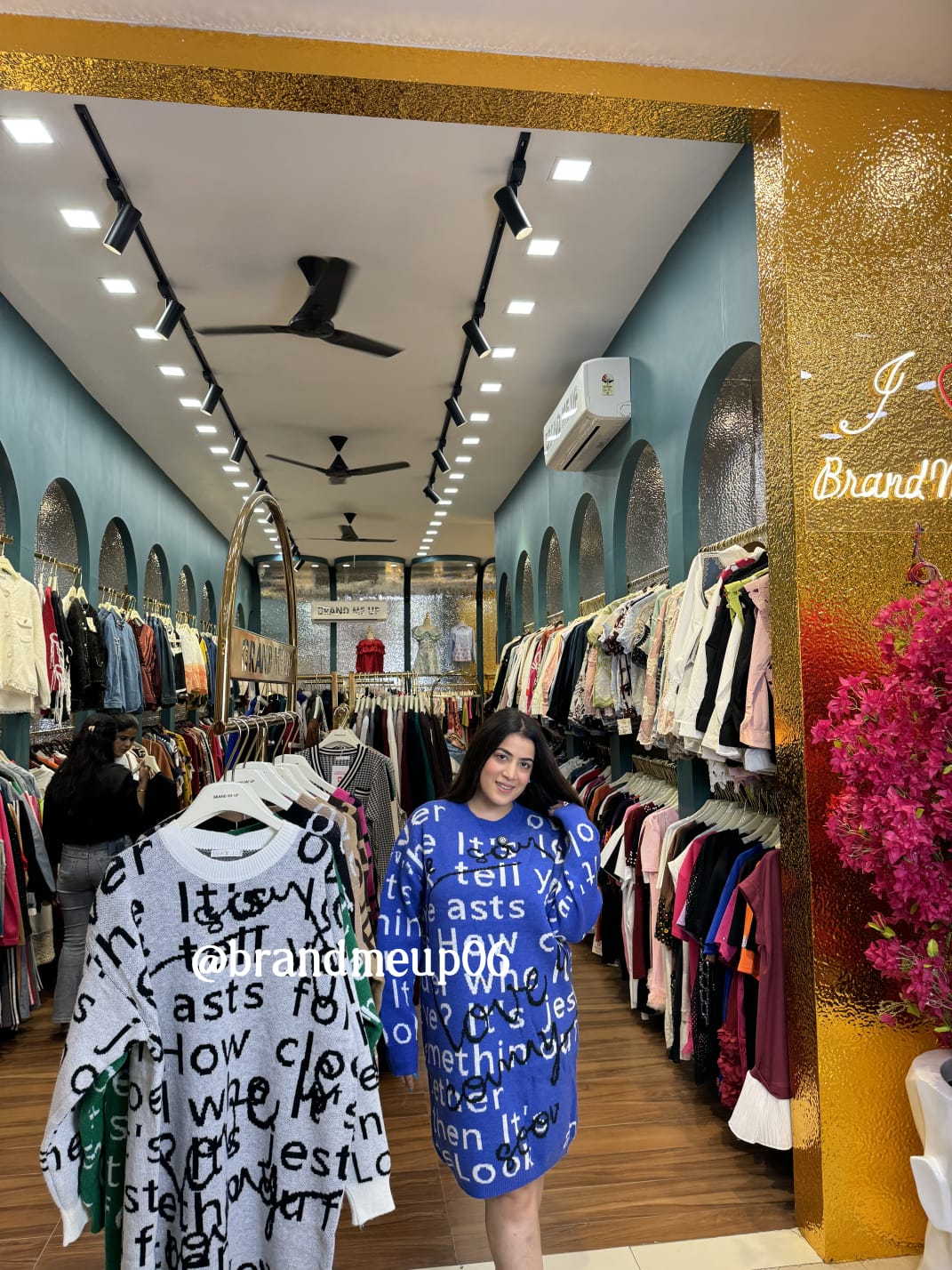 WOOLEN LONG DRESS TELL (IMP-524)