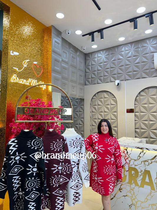 WOOLEN LONG DRESS SUN (IMP-532)