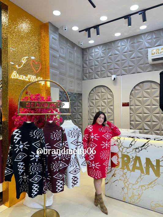 WOOLEN LONG DRESS SUN (IMP-532)