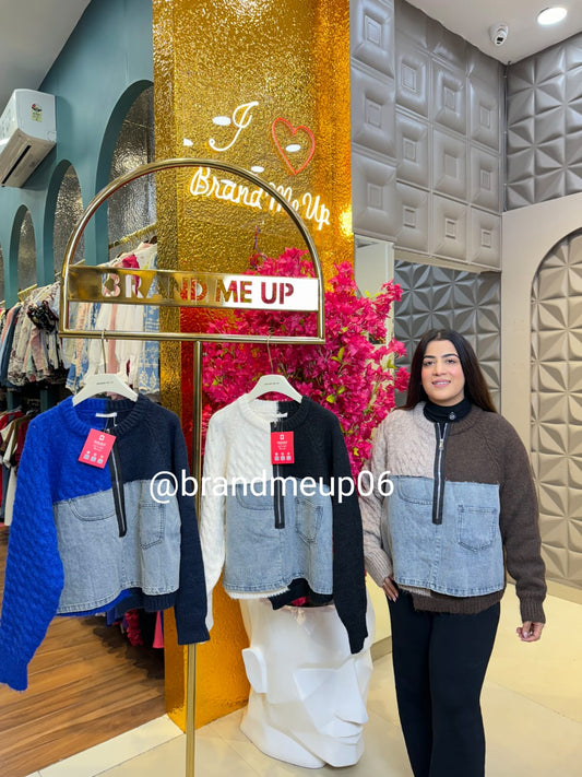 WOOLEN DOUBLE SHADE TOP (IMP-542)