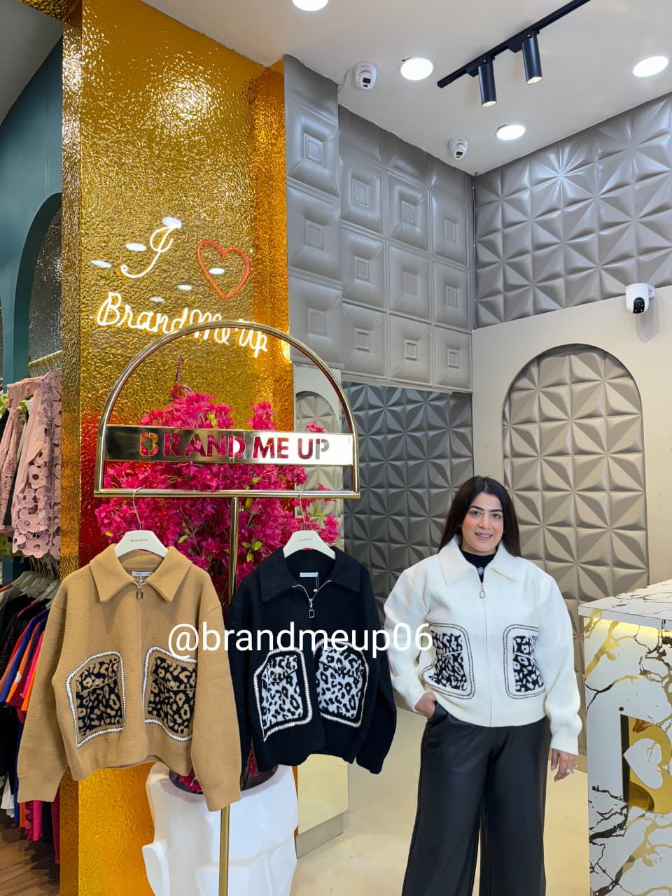 DESIGNER WOOLEN PRINTED POCKET CARDIGAN (IMP-556)