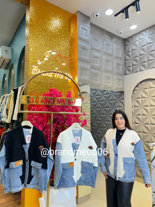 DENIM DESIGNER CARDIGAN (IMP-559)