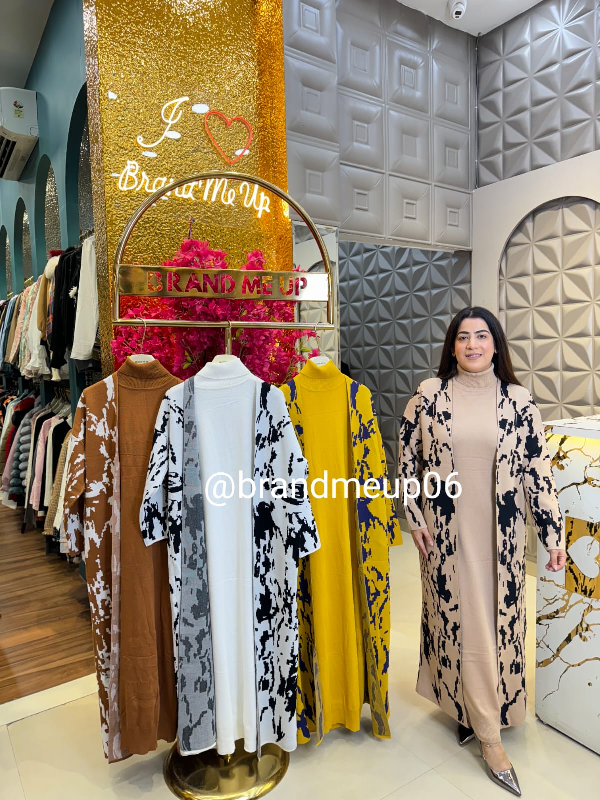 DALO WOOLEN DRESS WITH LONG SHRUG (IMP-562)