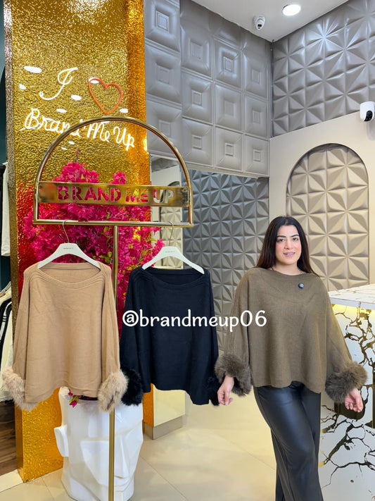 SOFT WOOLEN FUR TOP (IMP-577)