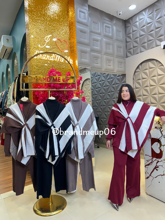 DESIGNER SHWL WOOLEN CORD (IMP-587)