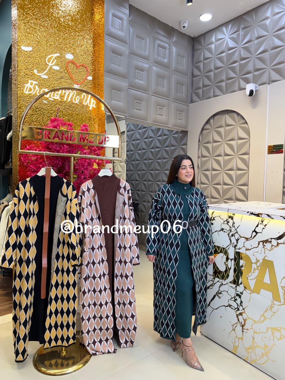 WOOLEN LONG DRESS WITH SHRUG AND BELT (IMP-614)