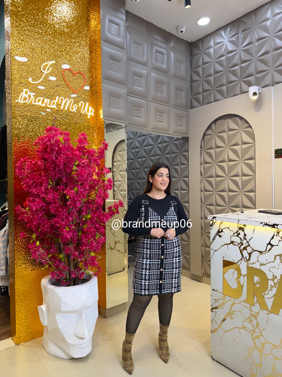 WOOLEN BELTO DRESS (IMP-641)