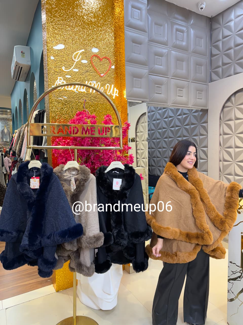 2 LAYER FUR PONCHU (IMP-649)