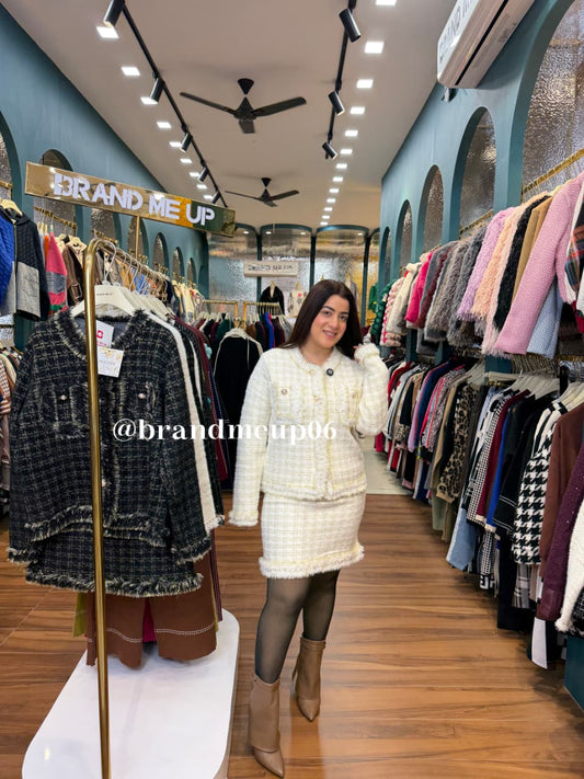 WOOLEN SKIRT SET (CODE-911)