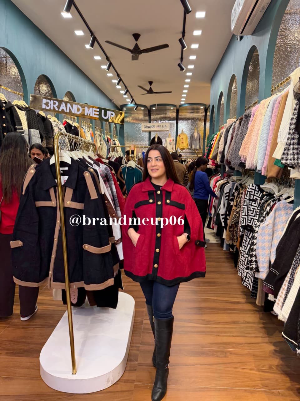 PREMIUM WOOLEEN COAT WITH DESIGNER SLEEVES (IMP-677)