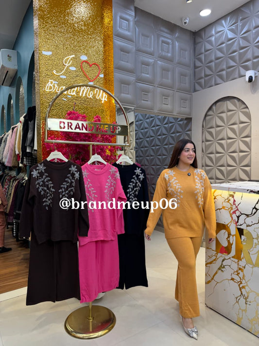 LEAF SEQUENCE WOOLEN CORD (IMP-697)