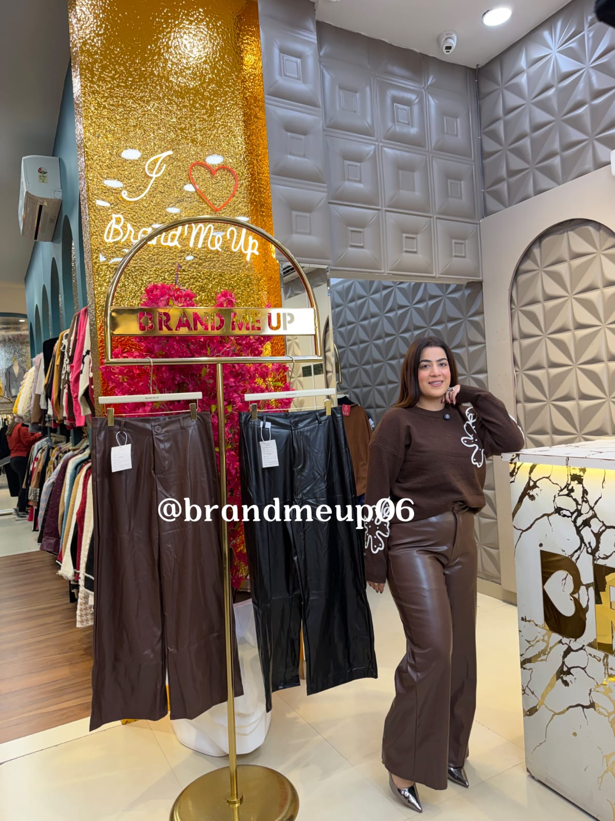 HIGH WAIST LEATHER PANT (CODE-020) (IMP-709)