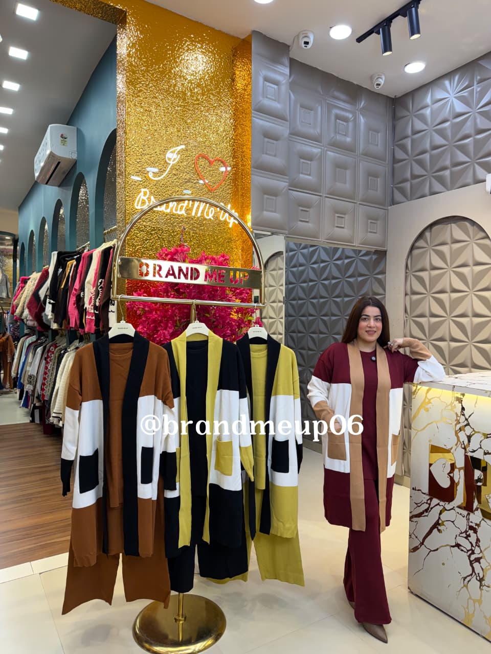 WOOLEN DOUBLE SHADE CORD SET WITH SHRUG (IMP-725)