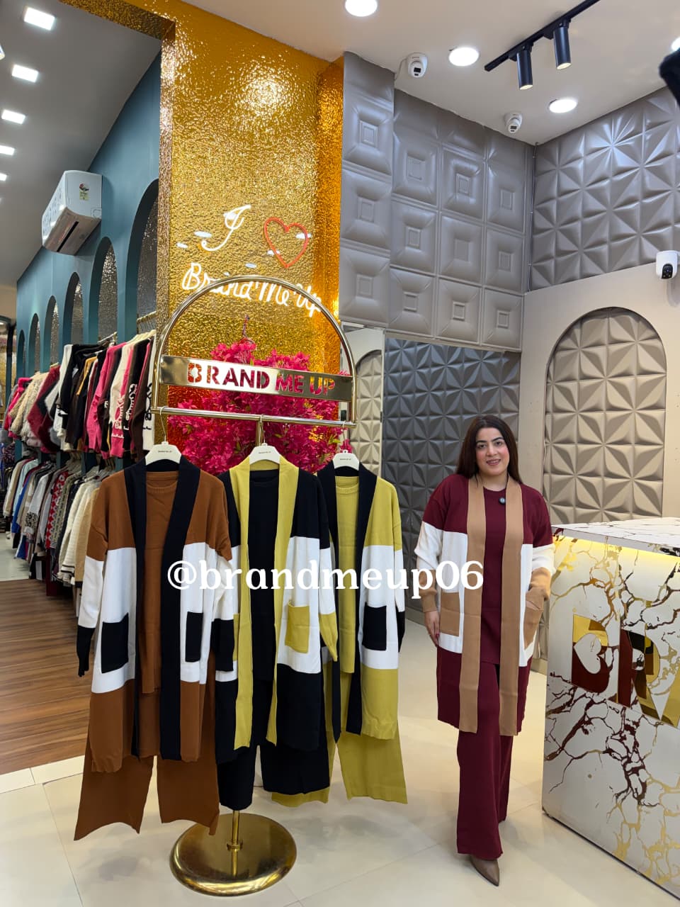 WOOLEN DOUBLE SHADE CORD SET WITH SHRUG (IMP-725)