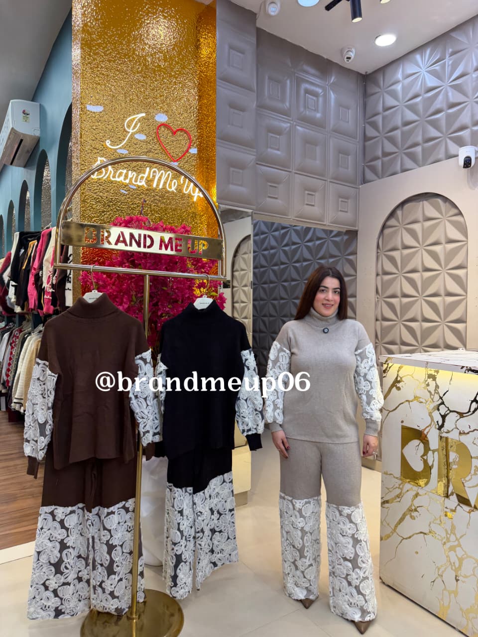 WOOLEN CORD WITH DESIGNER FLOWER WORK (IMP-726)