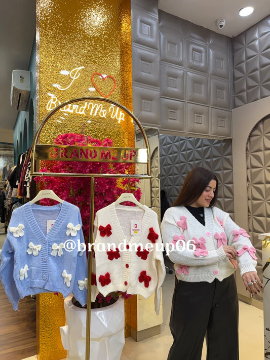 CUTE BOW CARDIGAN (IMP-729)