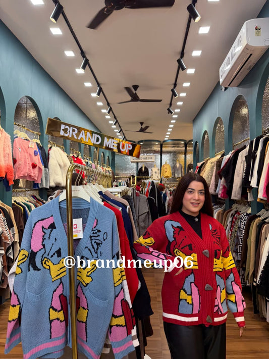 DUCK WOOLEN CARDIGAN (IMP-730)