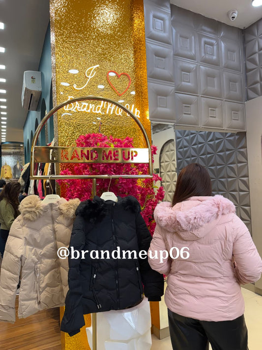 PUFF JACKET WITH HOODIE (CODE-819-1) (IMP-746)