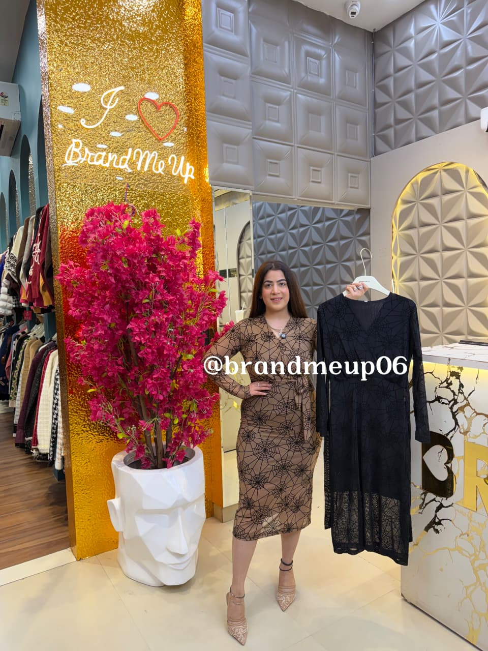 POWERNET DRESS WITH LINING (DRESS-347) WEB