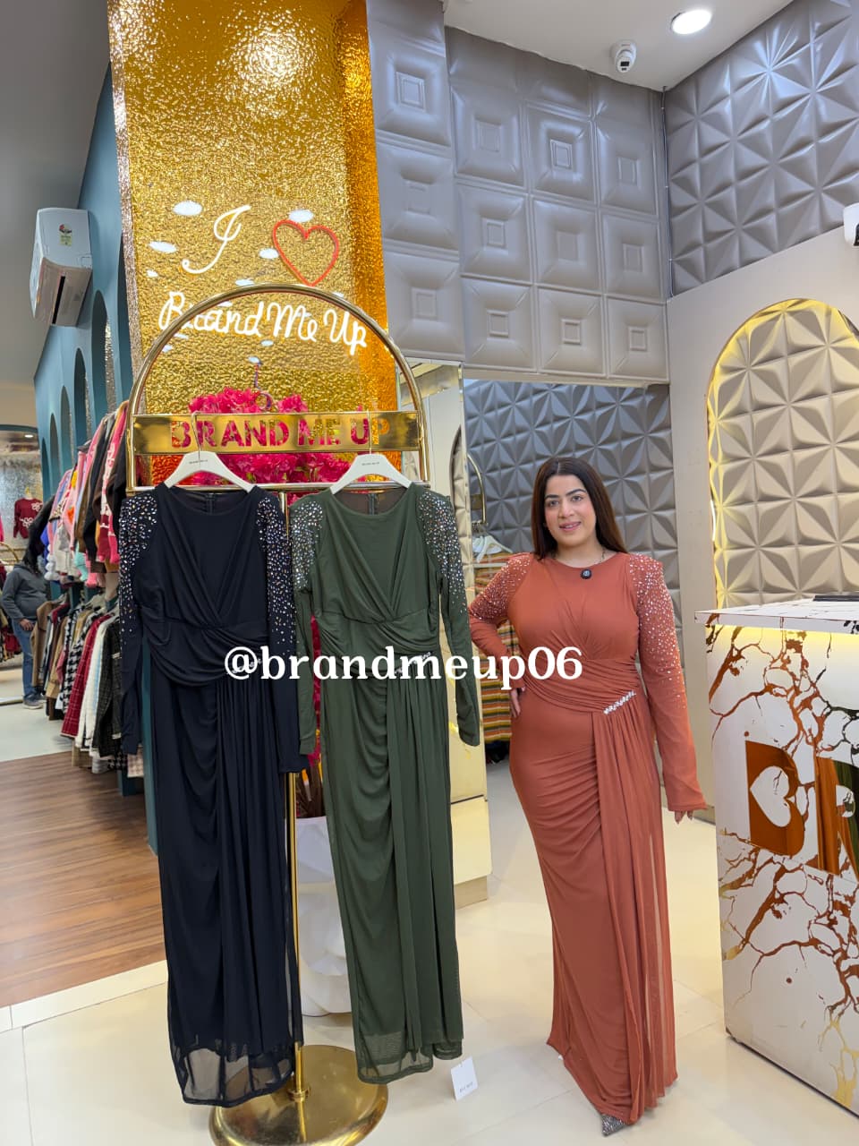 DESIGNER SEQUENCE POWERNET DRESS (PRM-784) (CODE-5130)