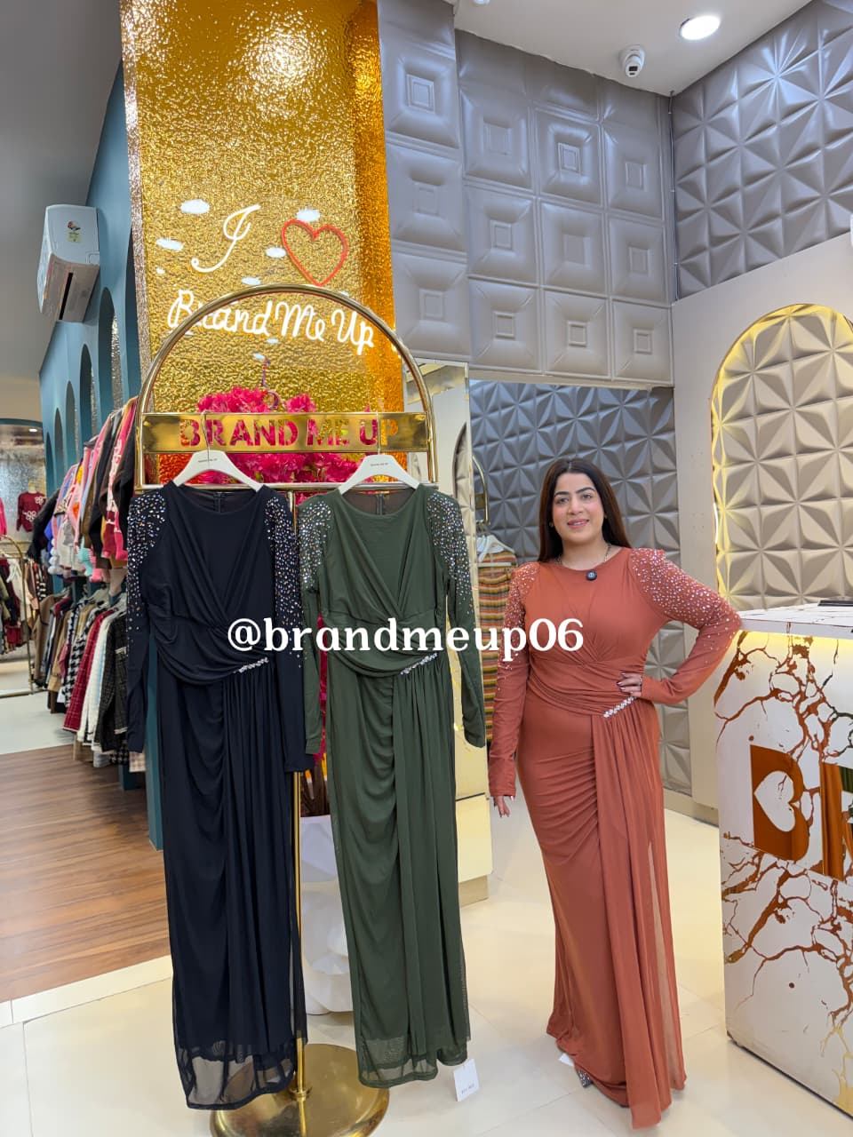 DESIGNER SEQUENCE POWERNET DRESS (PRM-784) (CODE-5130)