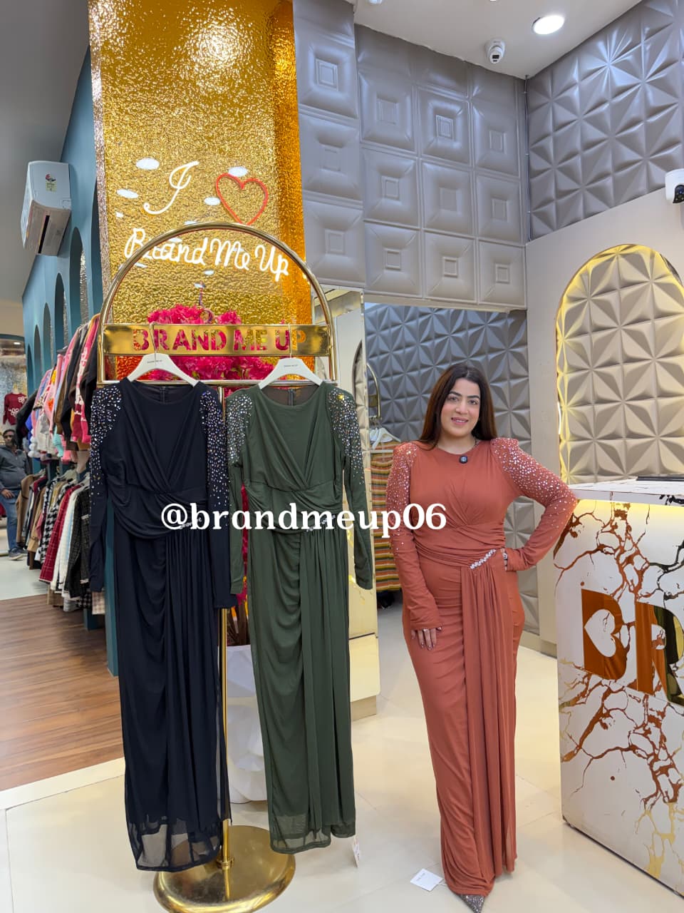 DESIGNER SEQUENCE POWERNET DRESS (PRM-784) (CODE-5130)