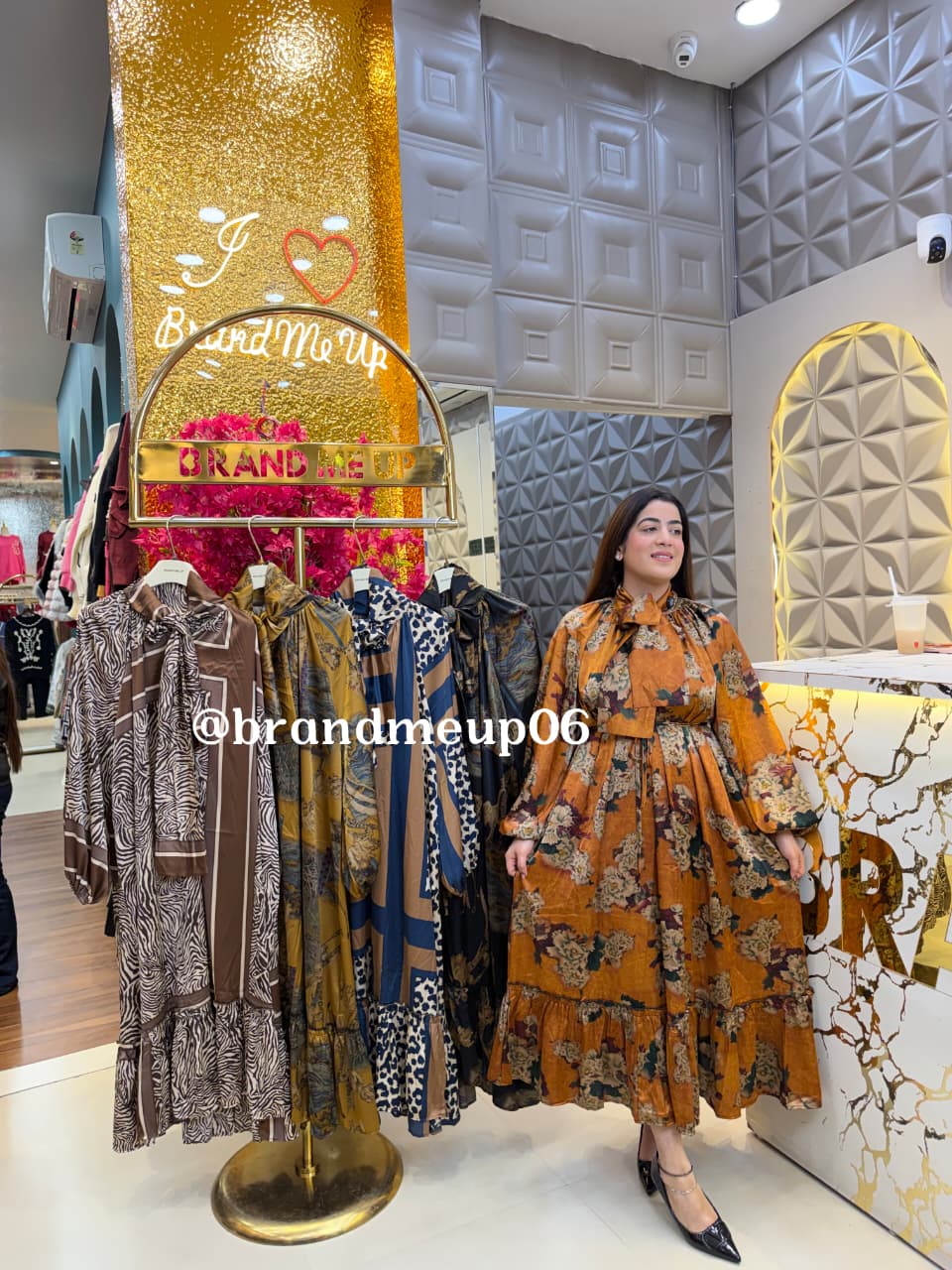 FLOWY MAXI DRESS (PRM-795)