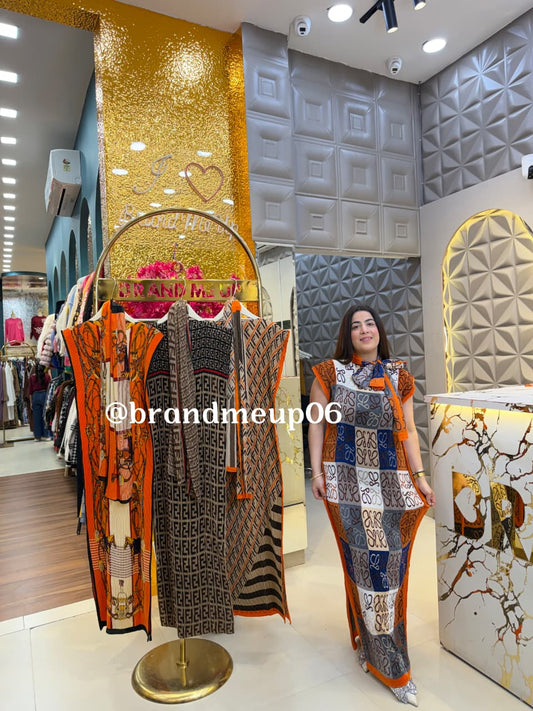 MAGIC DRESS WITH SCARF (PRM-812)