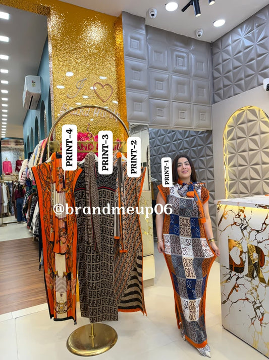 MAGIC DRESS WITH SCARF (PRM-812)