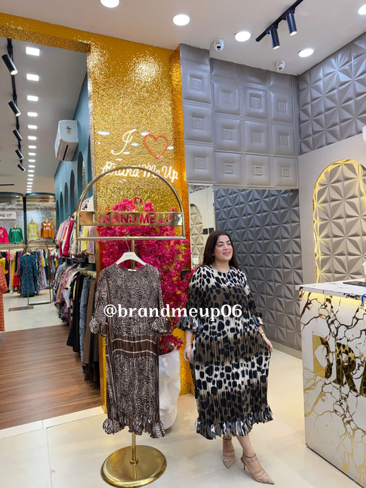 MAGIC DRESS WIHT LASER CUT DETAILS (PRM-828)