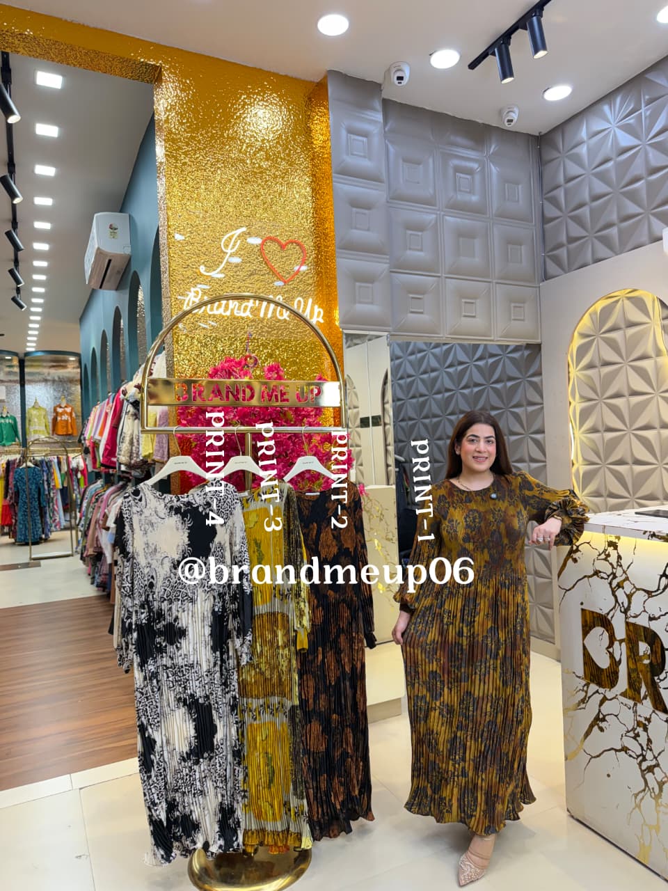 MAGIC PRINTED DRESS (PRM-826)