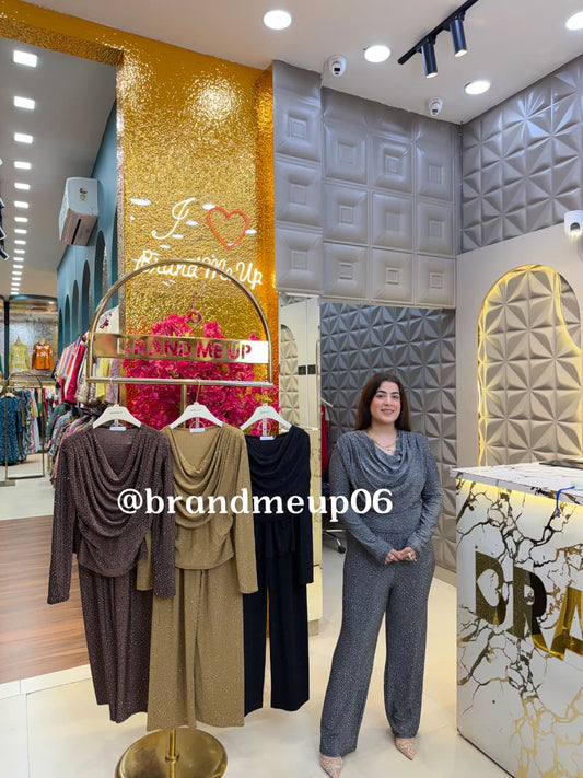 PARTYWEAR TOP PANT SET (PRM-832)