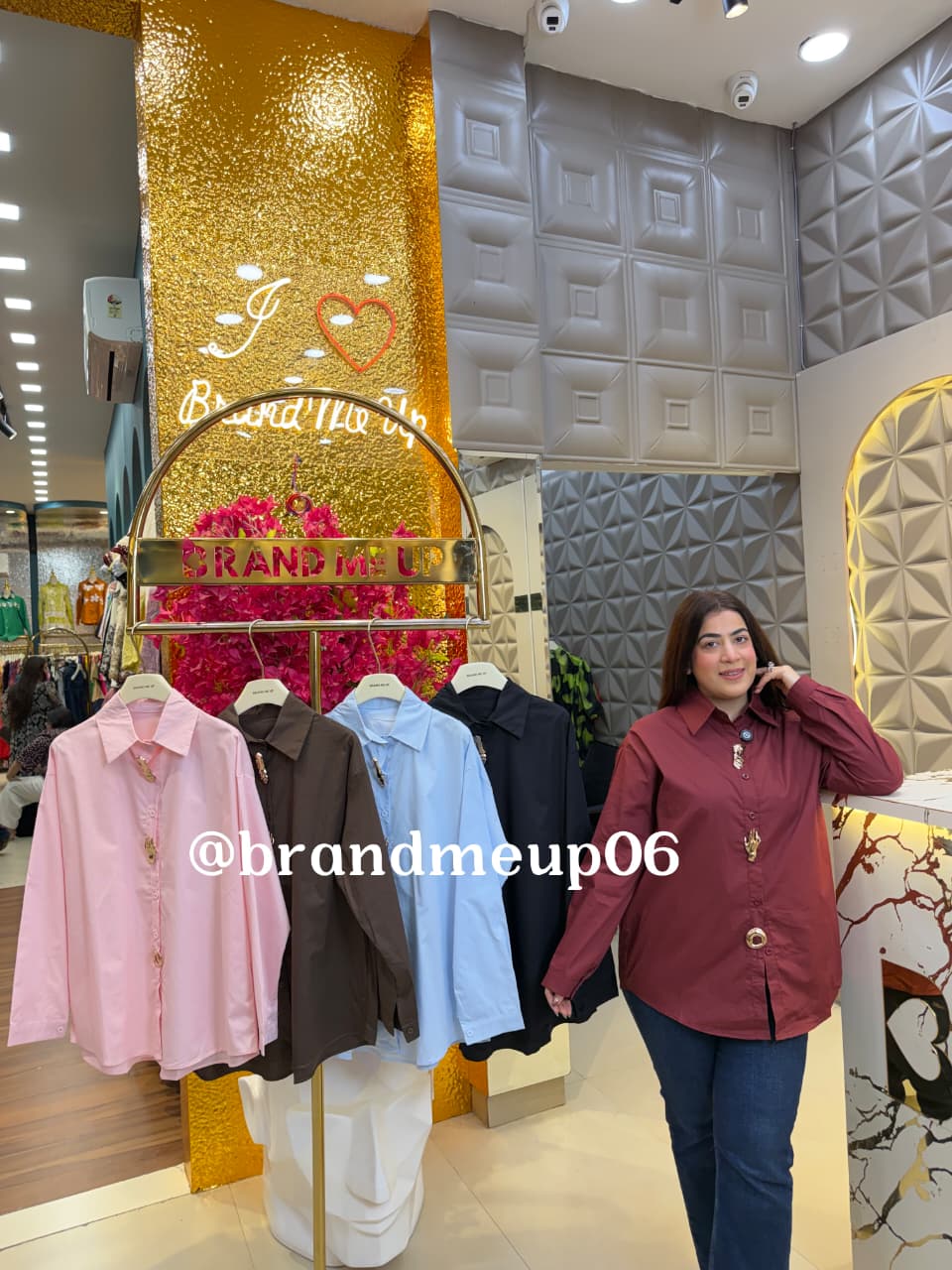 COTTON WITH DETACHABLE BROOCH (PRM-830) HAND
