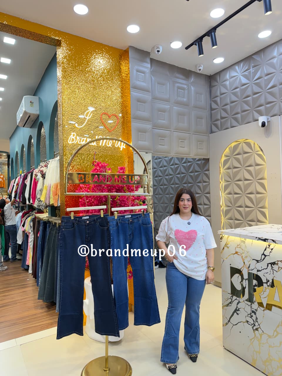 BASIC BELL BOTTOM DENIM PANT (PRM-874)(CODE-0016)