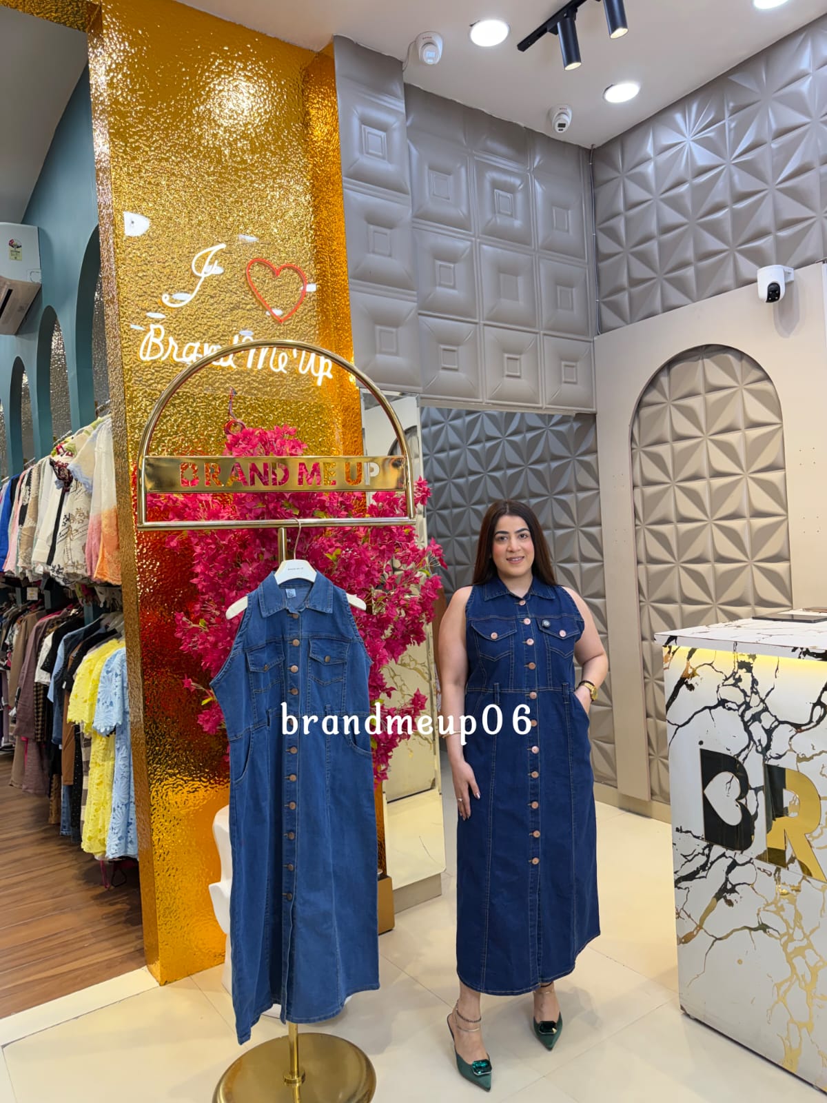 'BLISS' DENIM DRESS (PRM-894)