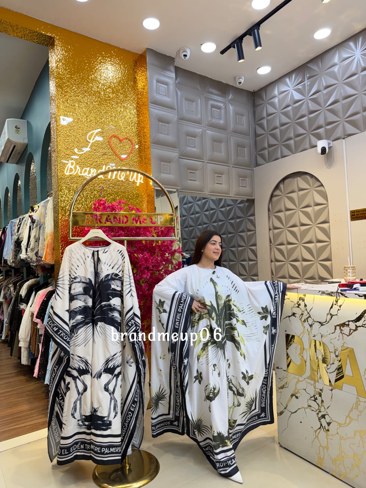 TROPICAL KAFTAN DRESS (PRM-901)