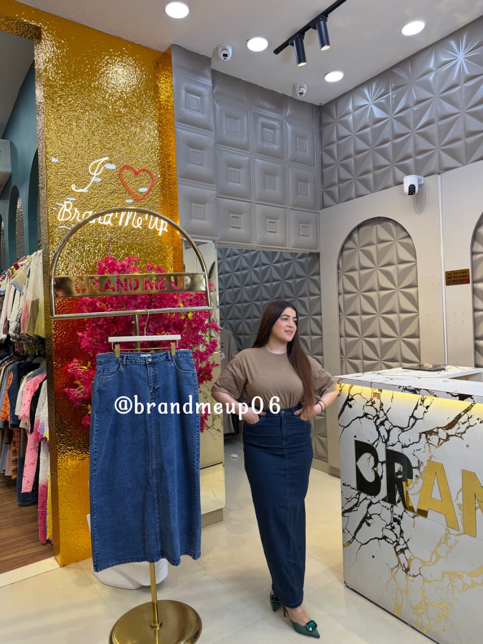 DENIM SKIRT (CODE 2673) (PRM-939)