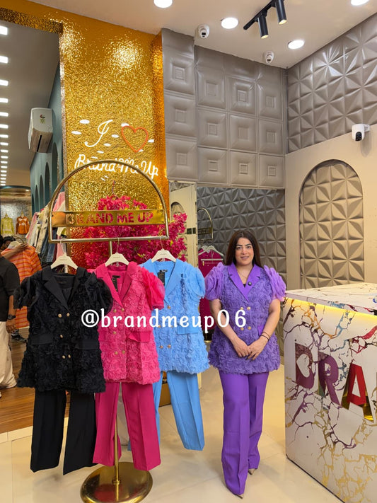 ‘SWIRLY’ 2PCS CORD WOTH ROSE SLEEVES (CODE-4850) (PRM-991)