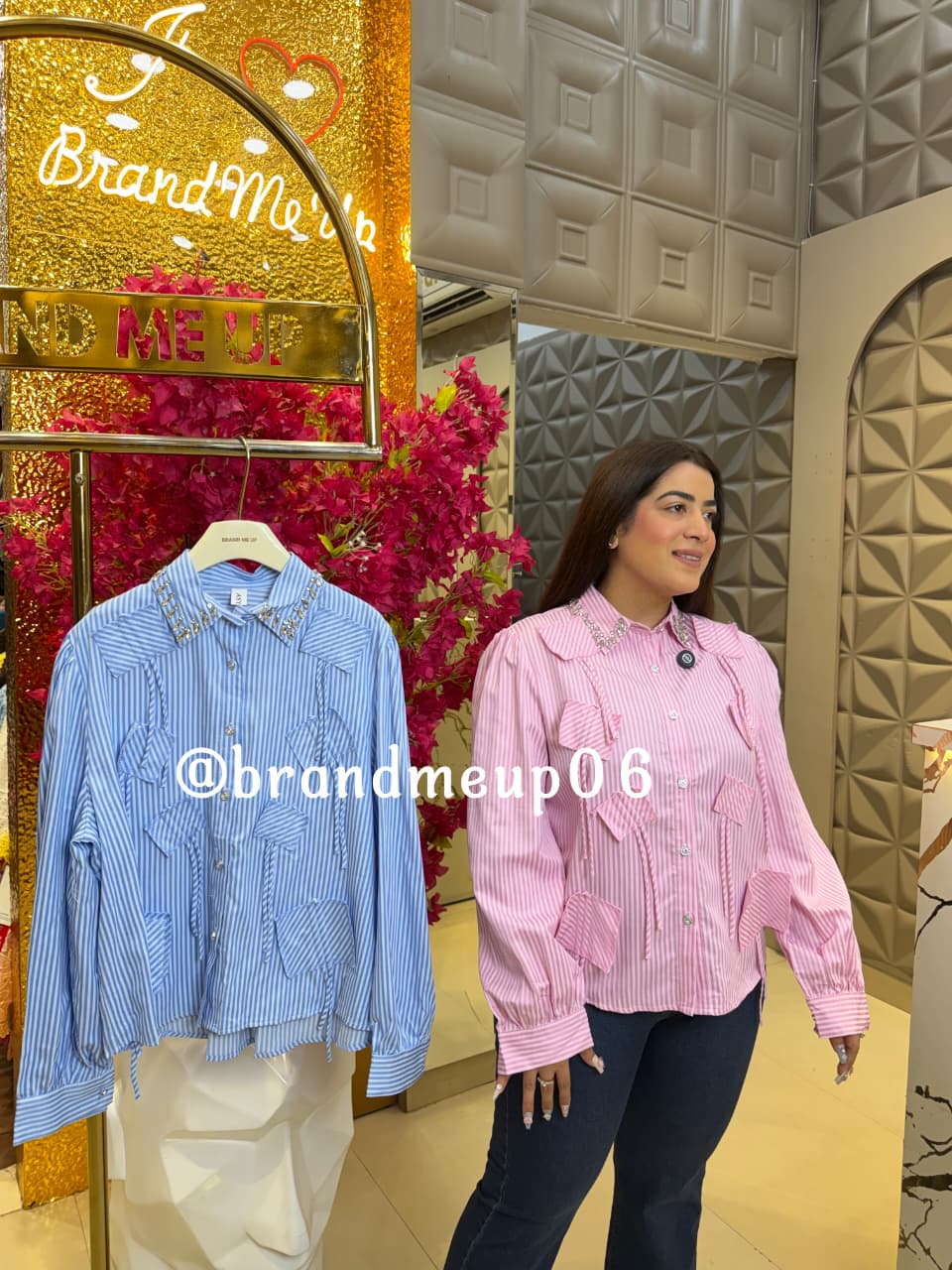 ‘DOLL’ RHINESTONE SHIRT (SKU-25) (CODE-8917)