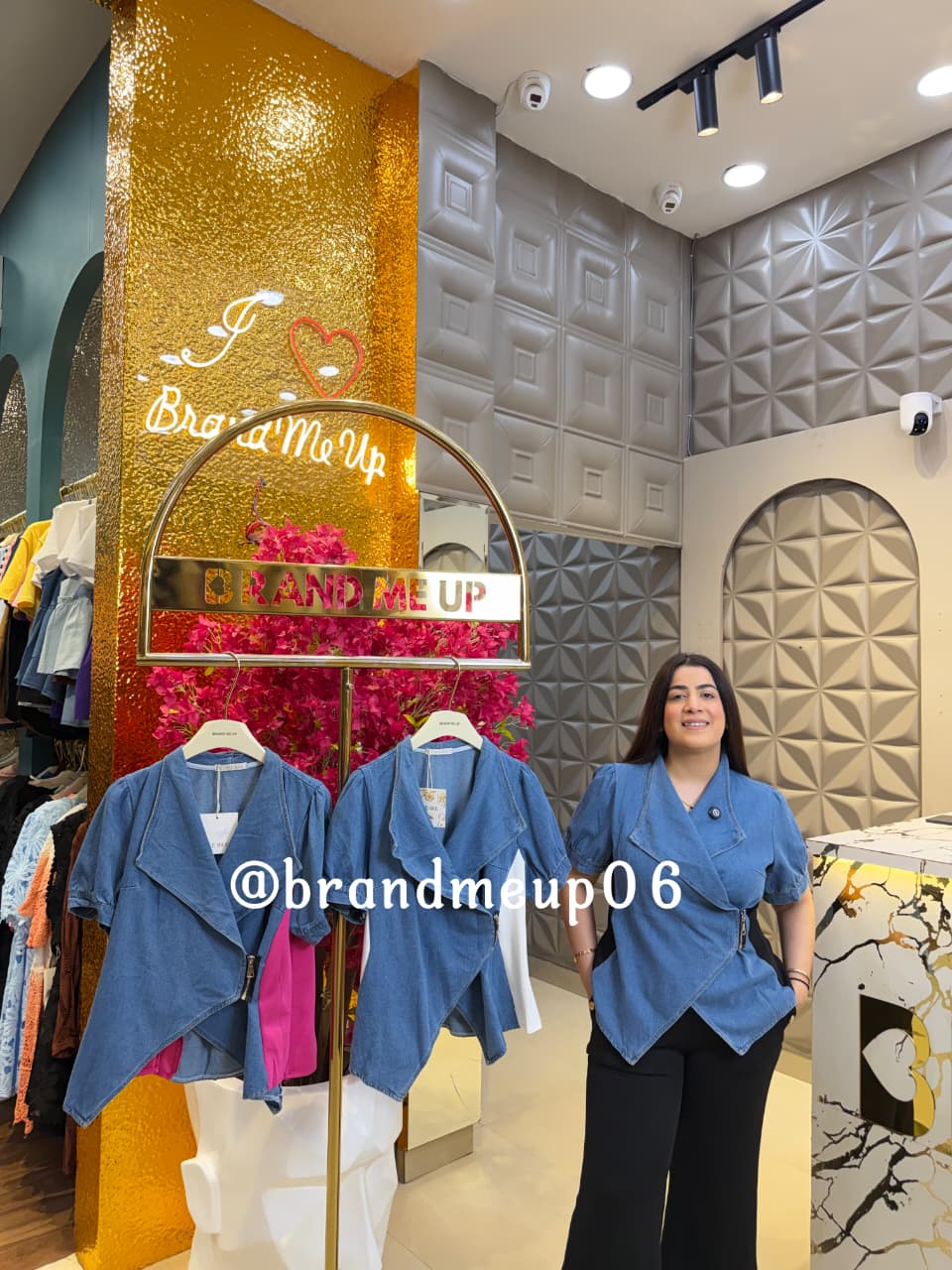 SIDE ZIPPER DENIM TOP (SKU-36) (CODE-99119)