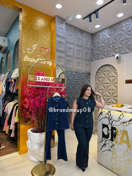 ‘MOCHA’ 2PCS DENIM CORD (SKU-75) (CODE-2712)