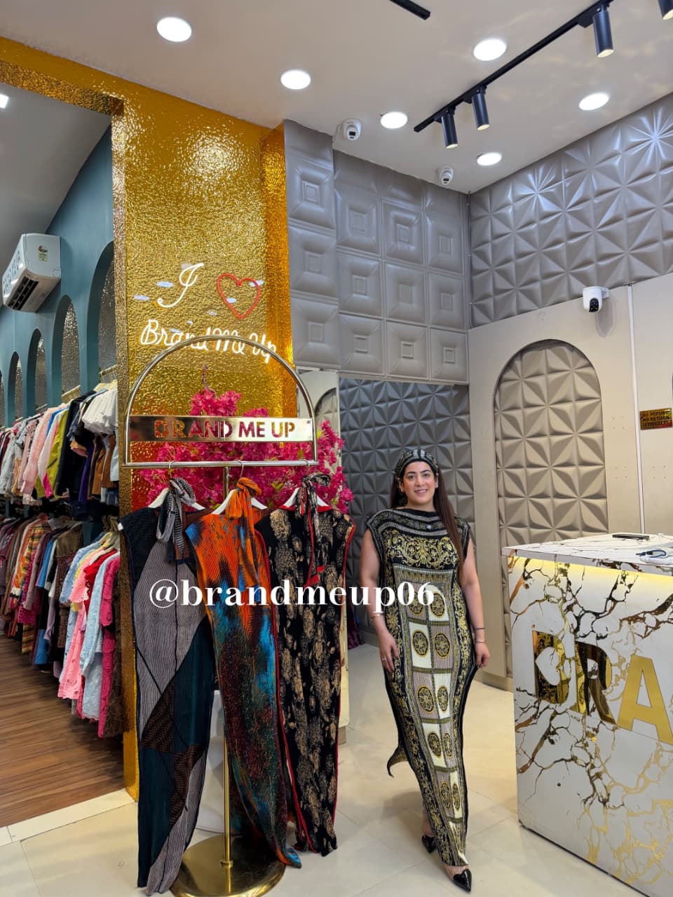 ‘GLAMORA’ MAGIC DRESS WITH SCARF (SKU-97)
