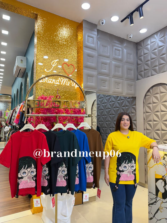 ‘CUTIE’ PATCH T-SHIRT (TEE-220)