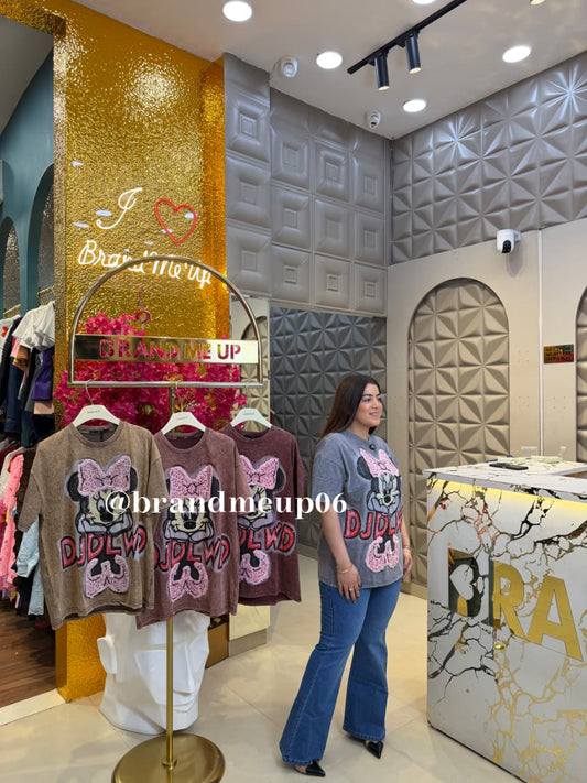 ‘DJDLWD’ CUTE TSHIRT (TEE-229) (CODE-D6227)