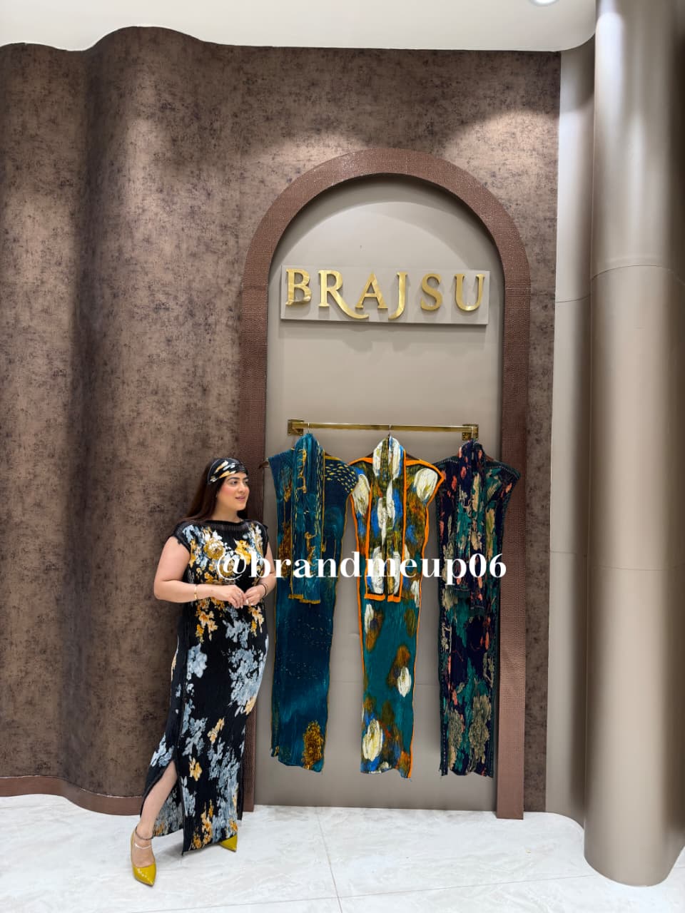 ‘GALA’ MAGIC DRESS WITH SCARF (SKU-244)