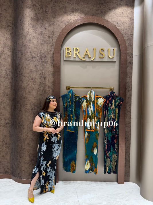 ‘GALA’ MAGIC DRESS WITH SCARF (SKU-244)