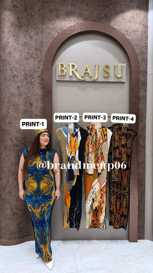 ‘DIVINE’ MAGIC DRESS WITH SCARF (SKU-245)
