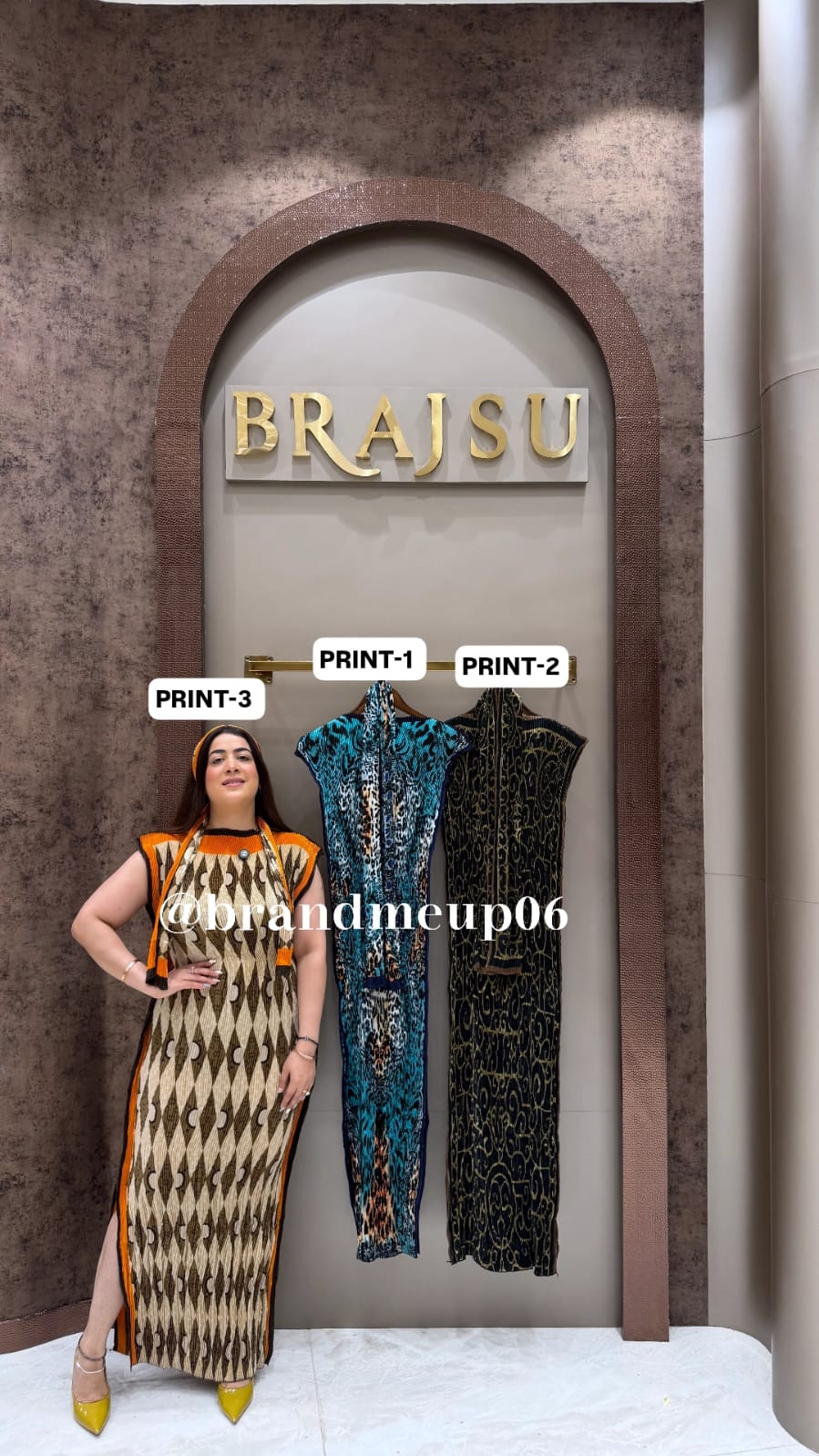 ‘FLIRT’ MAGIC DRESS WITH SCARF (SKU-246)