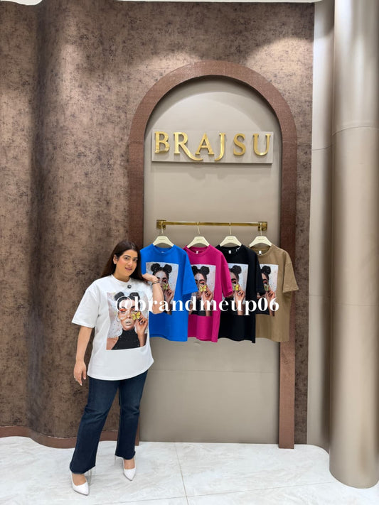 GLITTER T-SHIRT (TEE-260) (CODE-0003)